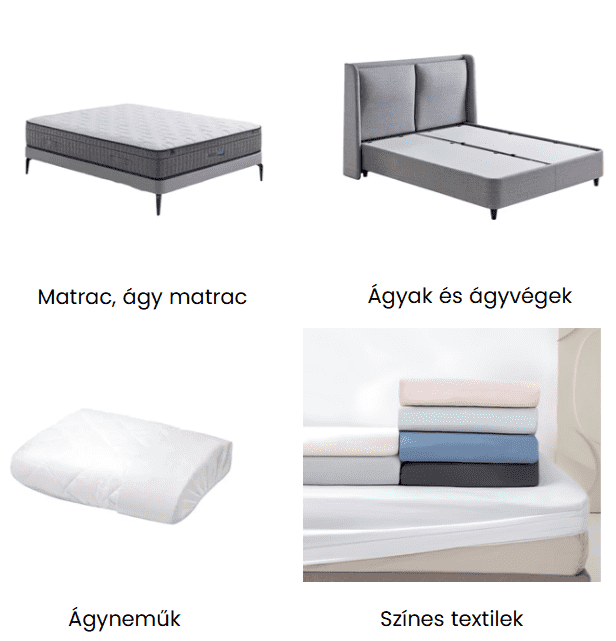 hálószobai kiegészítők